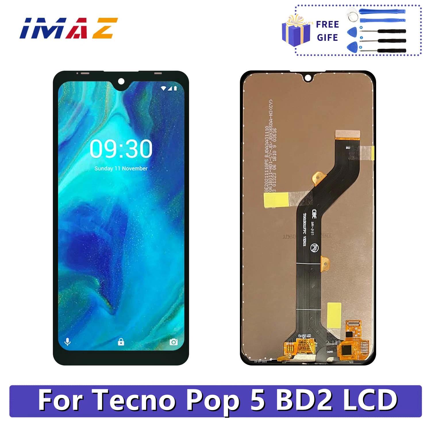 6.1 Tecno Pop 5    LCD Tecno Pop 5 BD2 LCD  BD2 ȭ ÷  ġ Ÿ  ȭ ü